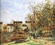 Camille Pissarro Walking in the countryside oil painting artist